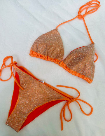 Bikini Brillo Naranja