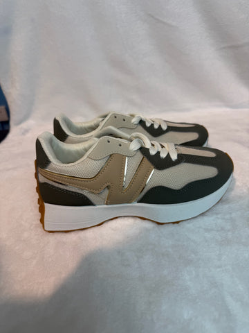 Zapatilla Marbella Verde y Beige