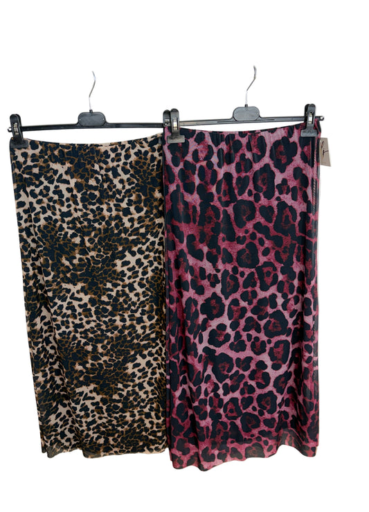 Falda Leopardo