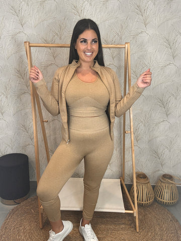 Conjunto Paris Beige
