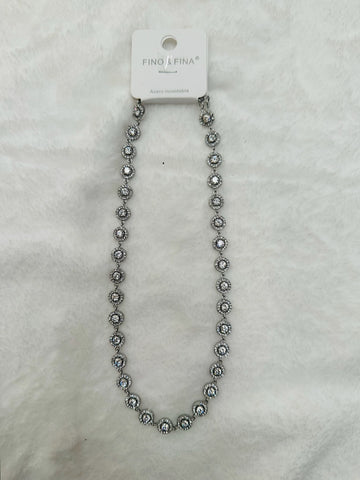 Collar Swarovski Plateado