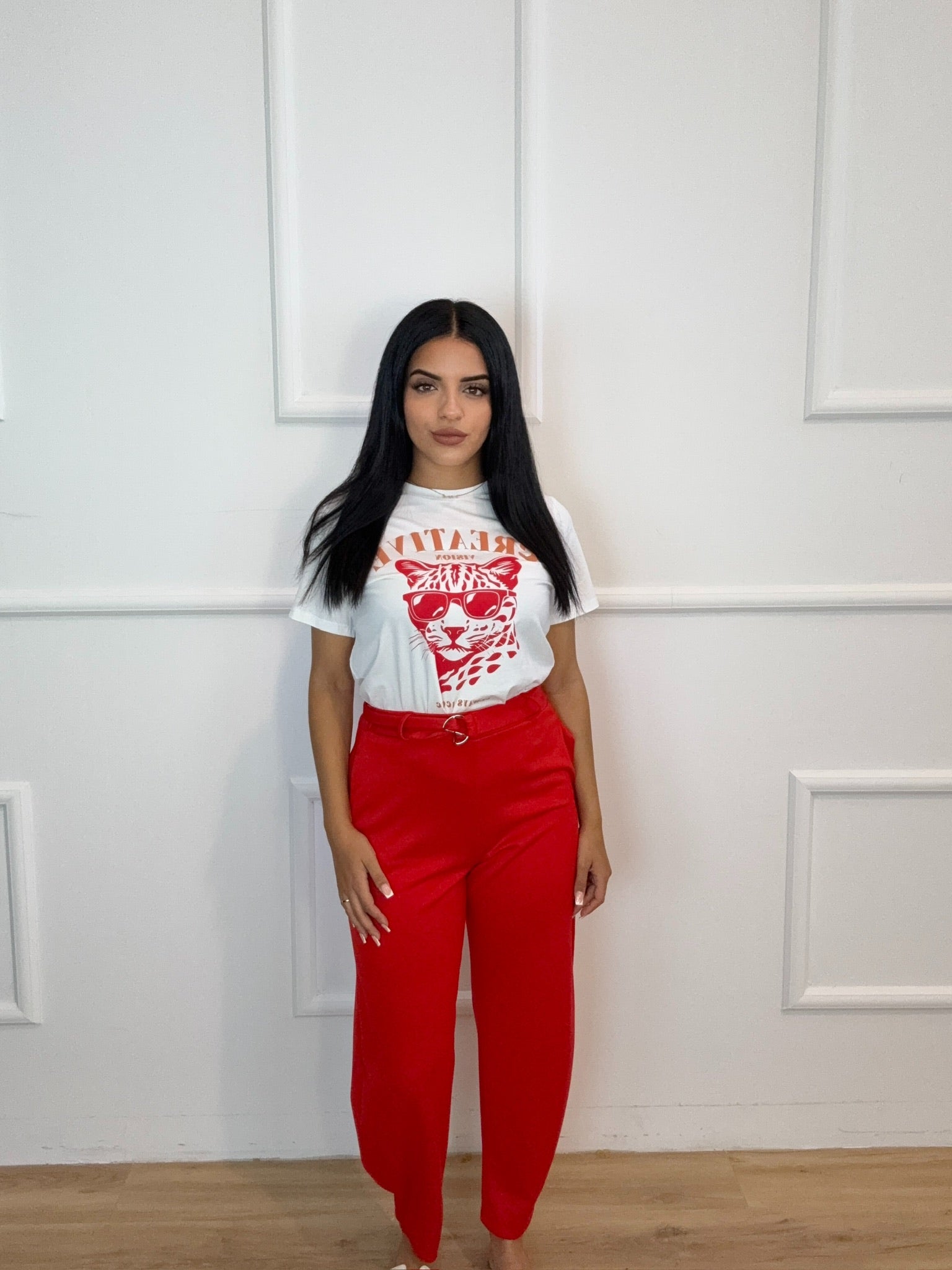 Pantalon Huelva Rojo