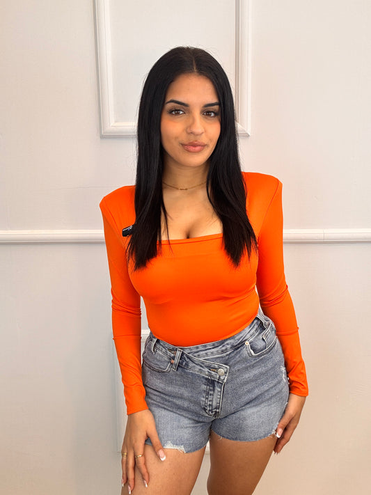 Básica Naranja Top