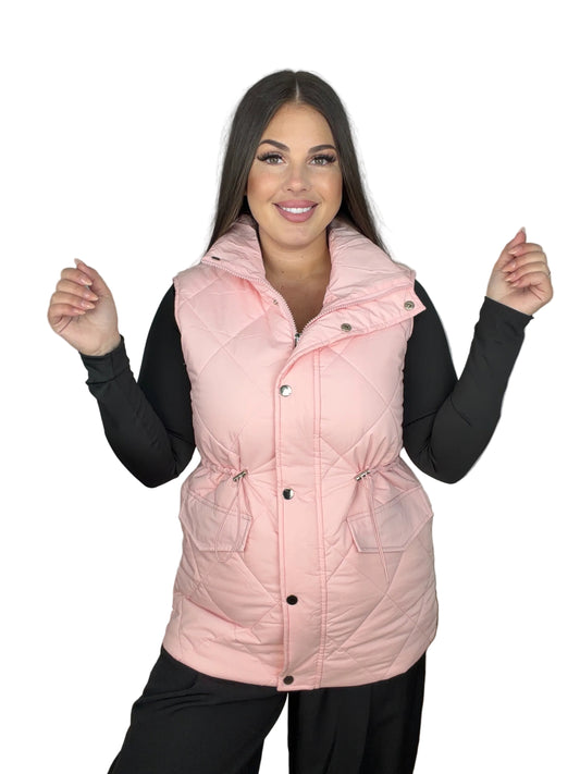 Chaleco Marbella Rosa