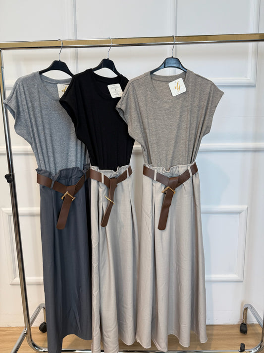 Vestido Paris ( cinturon incluido )