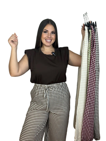 Pantalon Vichy