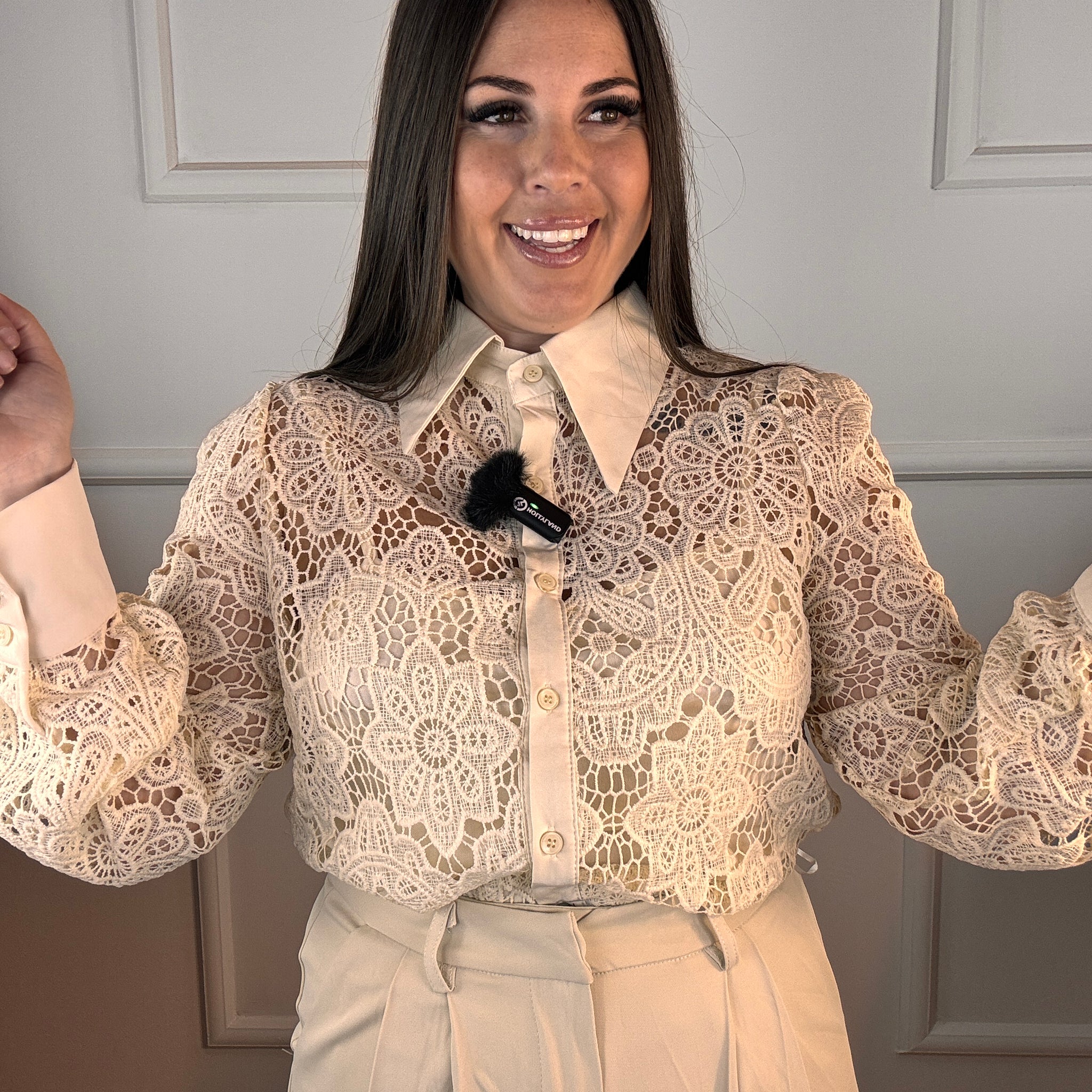 Camisa Maldivas Beige