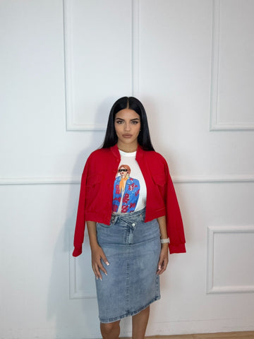 Falda Zara Top