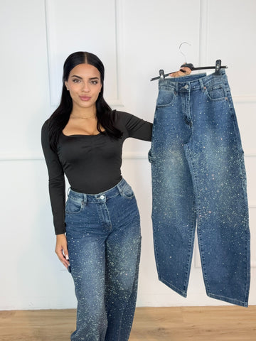 Pantalon Dubai Brillo Vaquero