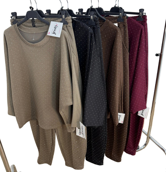 Conjunto Zara Brillo