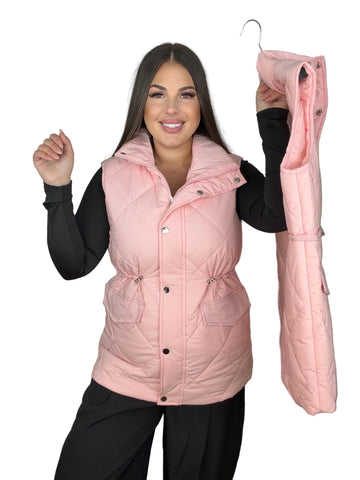 Chaleco Marbella Rosa