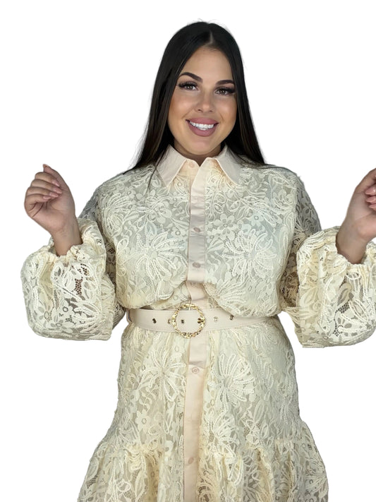 Vestido Milano Beige