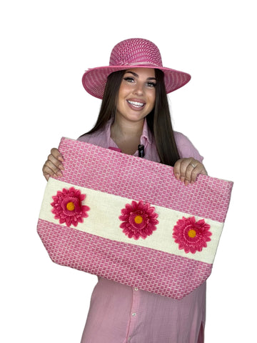 Set Rosa (bolso y pamela)