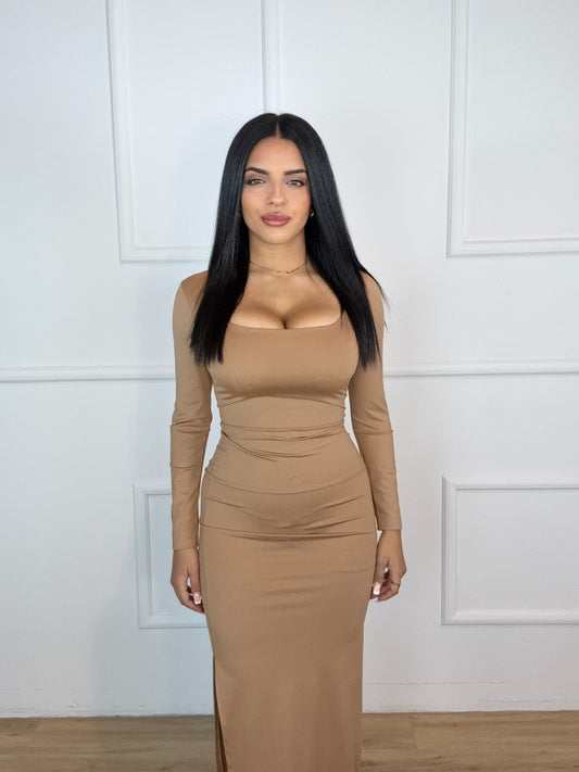 Vestido Murcia Camel