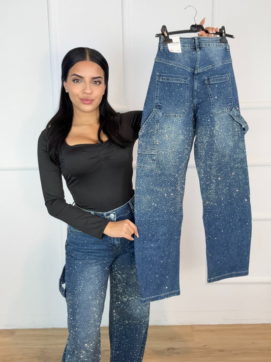 Pantalon Dubai Brillo Vaquero