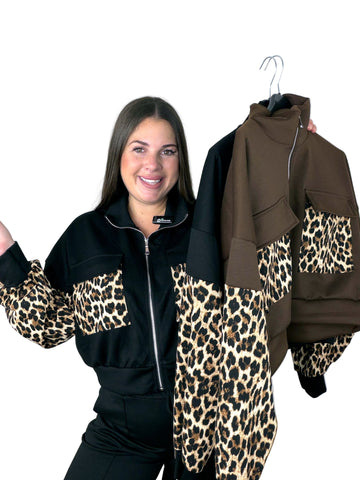 Sudadera Leopardo