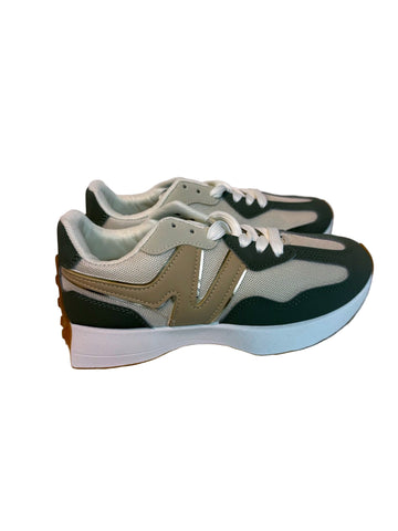 Zapatilla Marbella Verde y Beige