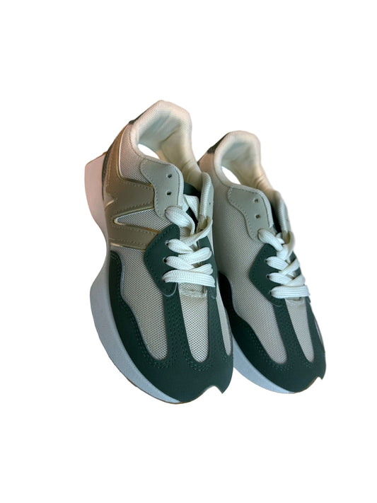 Zapatilla Marbella Verde y Beige