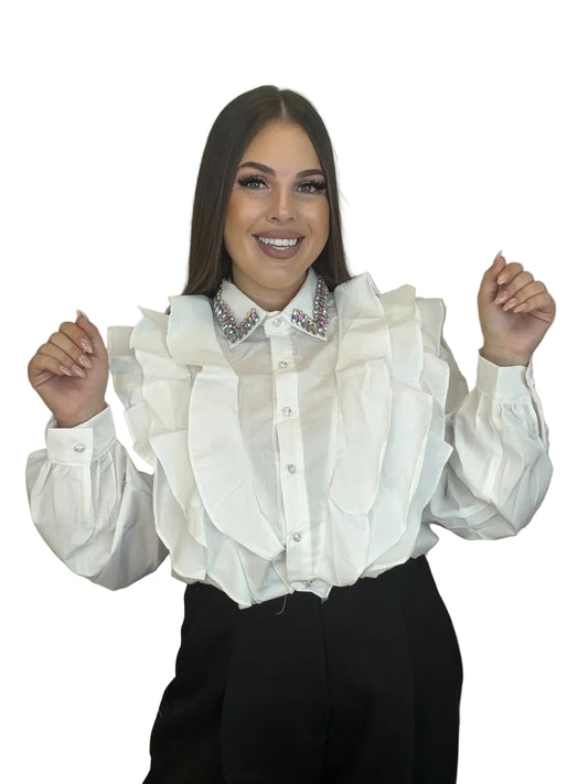 Camisa Brilli Volantes