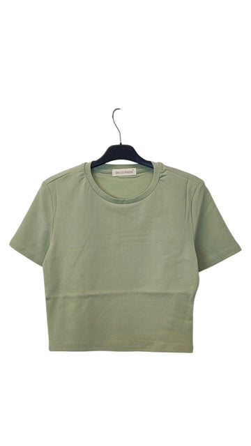 Camiseta Básica Oliva