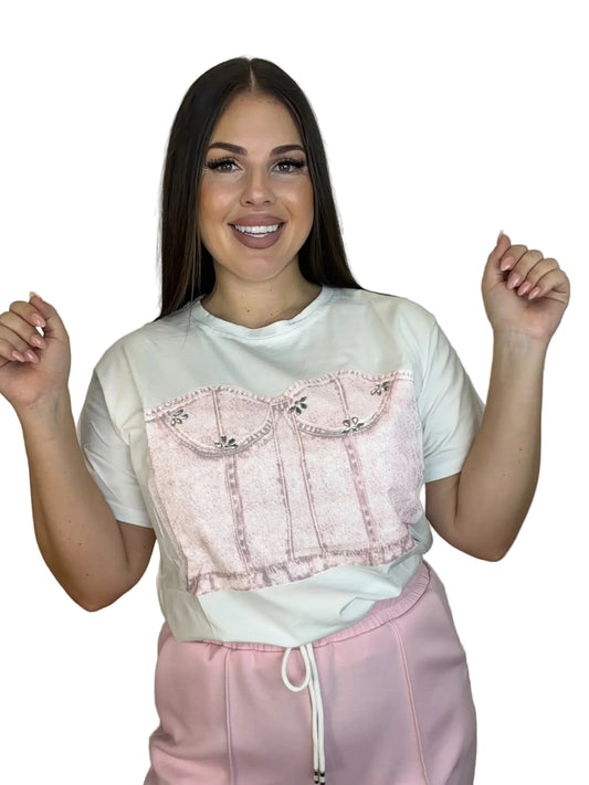 Camiseta Bustier