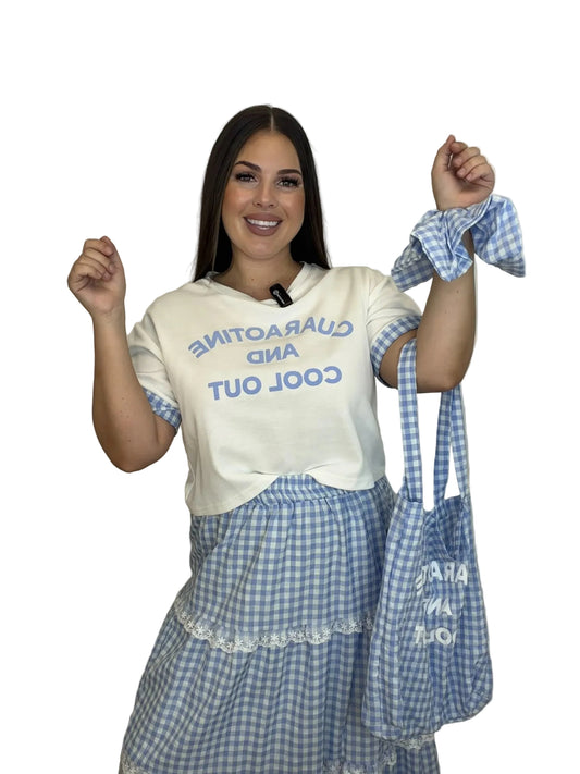 Conjunto Corea Vichy (4 piezas)