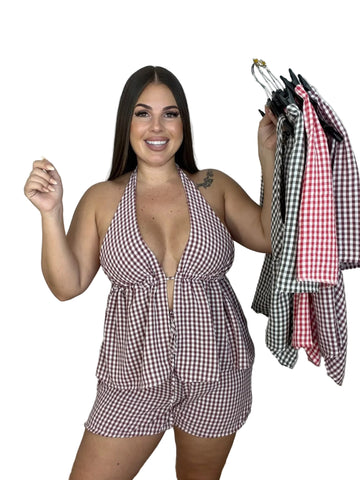 Conjunto Vichy Cannes