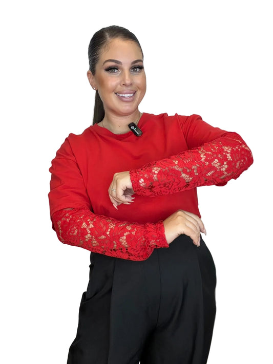Camiseta encaje