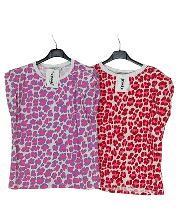 Camisa Hombros Leopardo