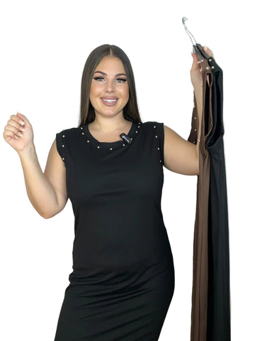 Vestido Tachas