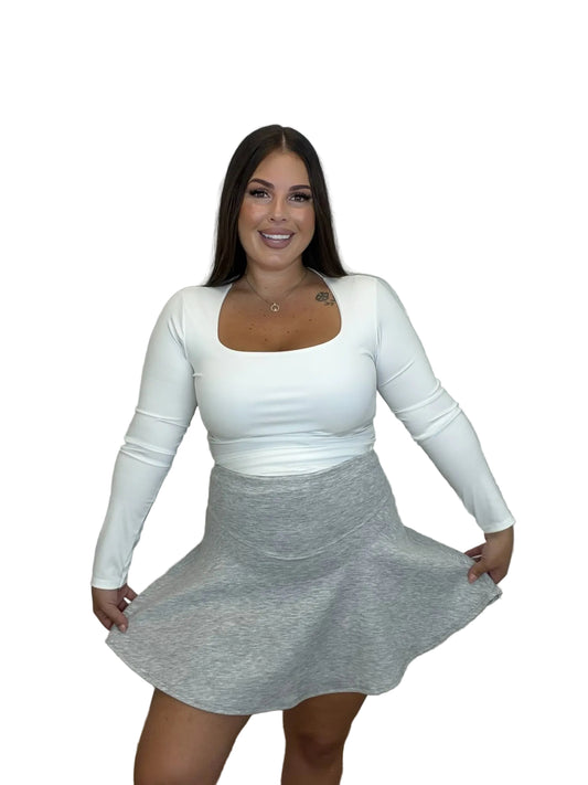 Falda Capri Gris