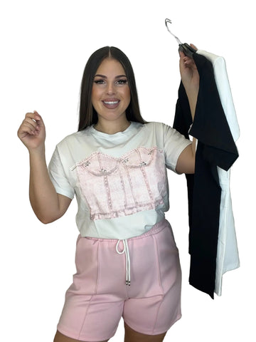 Camiseta Bustier